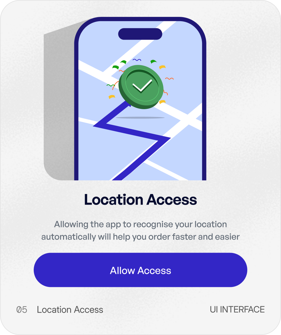 Location Access interface