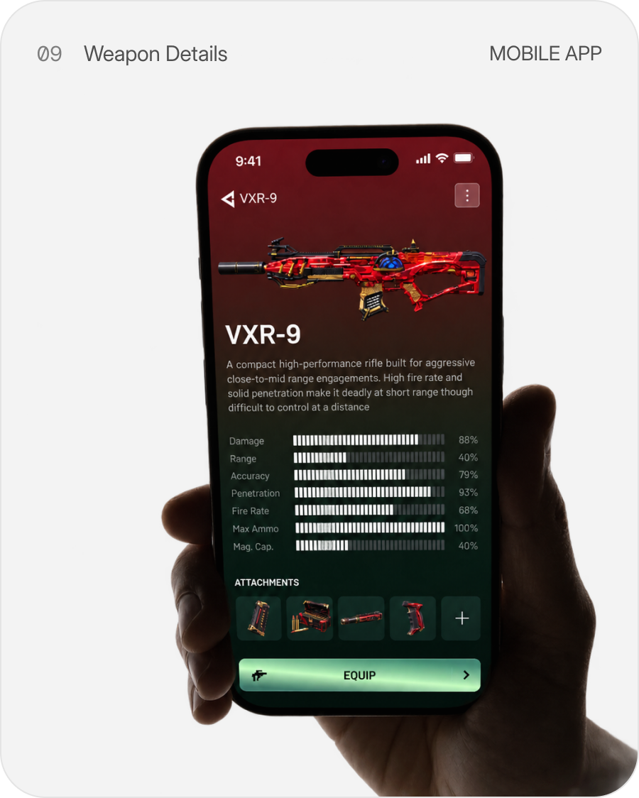 Weapon Details app