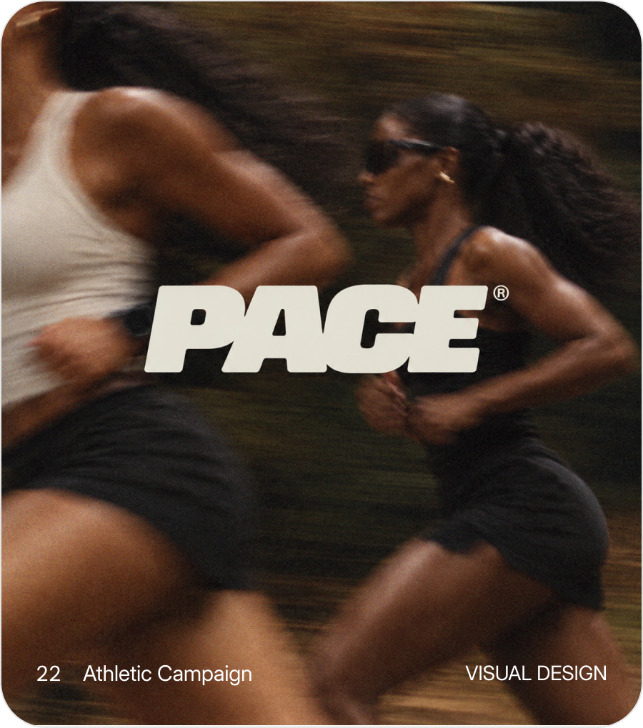 Athletic Campaign visual design